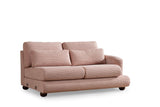 Corner sofa left River Pink