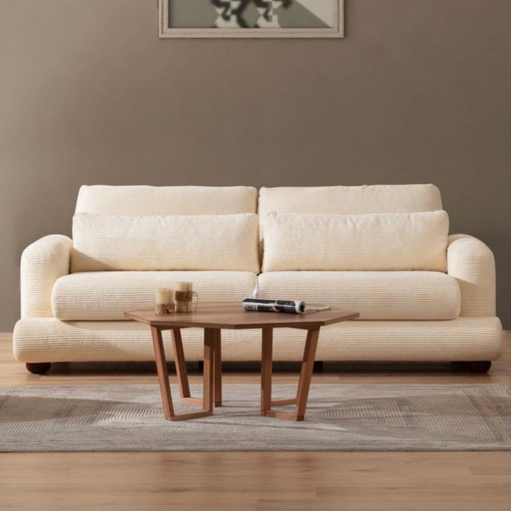 3-seater Bank River Beige