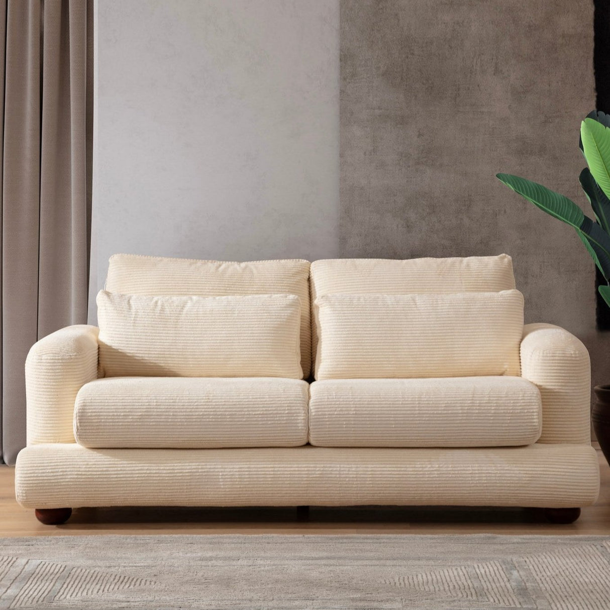 2-seater Bank River Beige