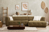 Corner sofa on the right Cady Khaki