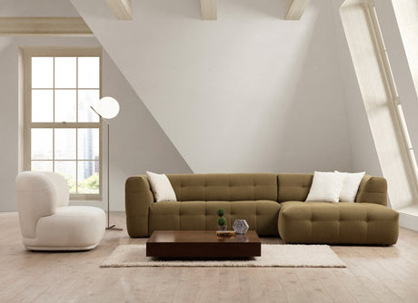 Corner sofa on the right Cady Khaki