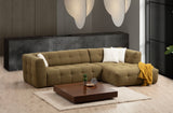 Corner sofa on the right Cady Khaki