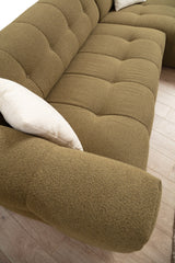 Corner sofa on the right Cady Khaki