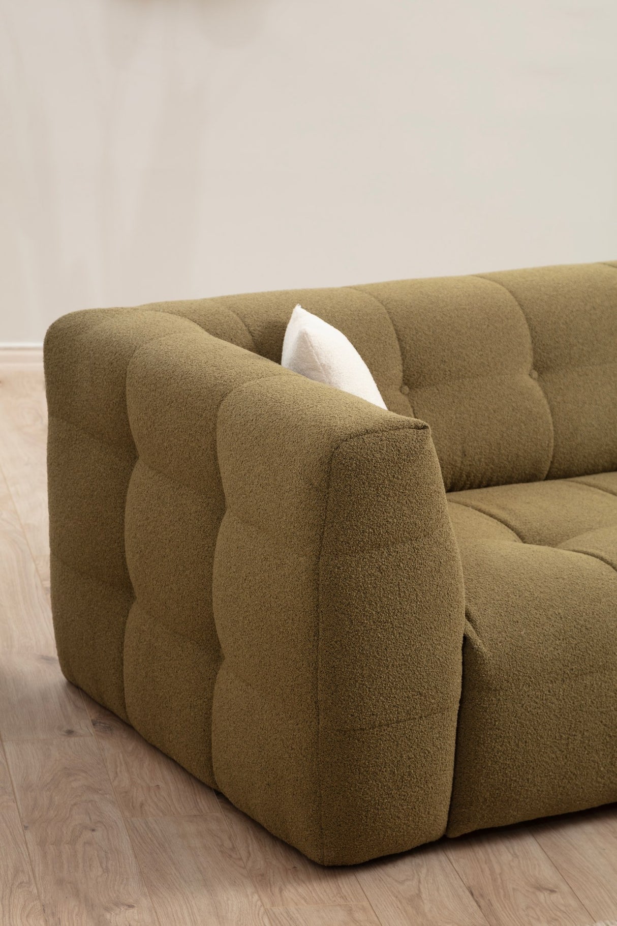 Corner sofa on the right Cady Khaki