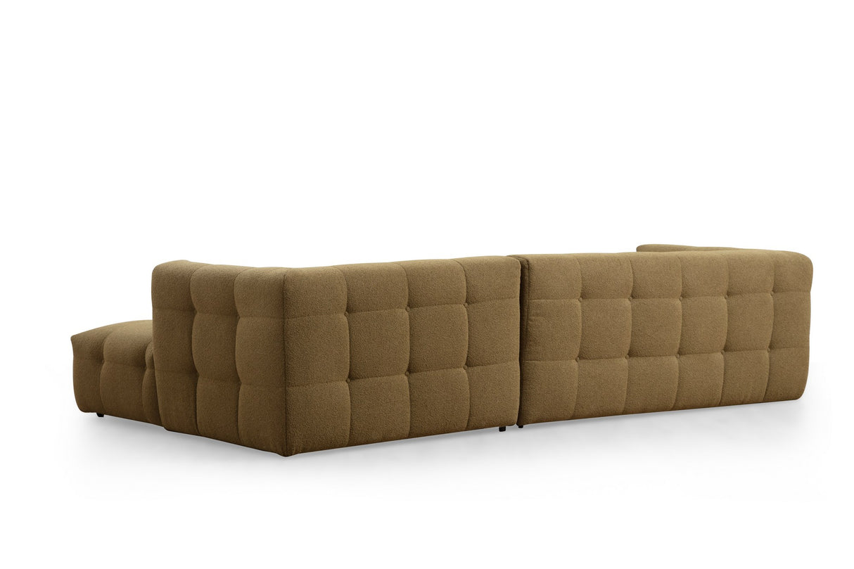 Corner sofa on the right Cady Khaki