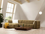 Corner sofa left cady khaki