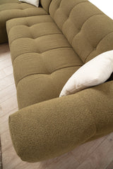 Corner sofa left cady khaki