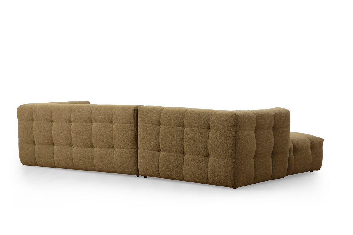 Corner sofa left cady khaki