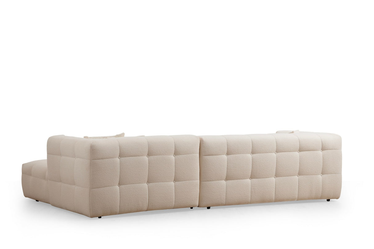 Corner sofa right cady beige