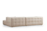 Corner sofa right cady beige