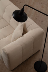 Corner sofa on the left cady beige