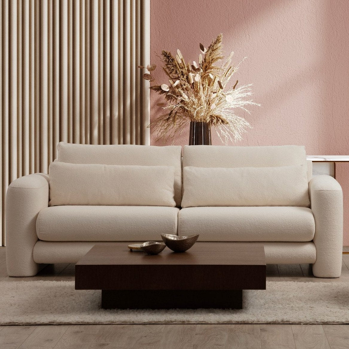 2-seater sofa lily cream