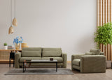 2-seater sofa lily green