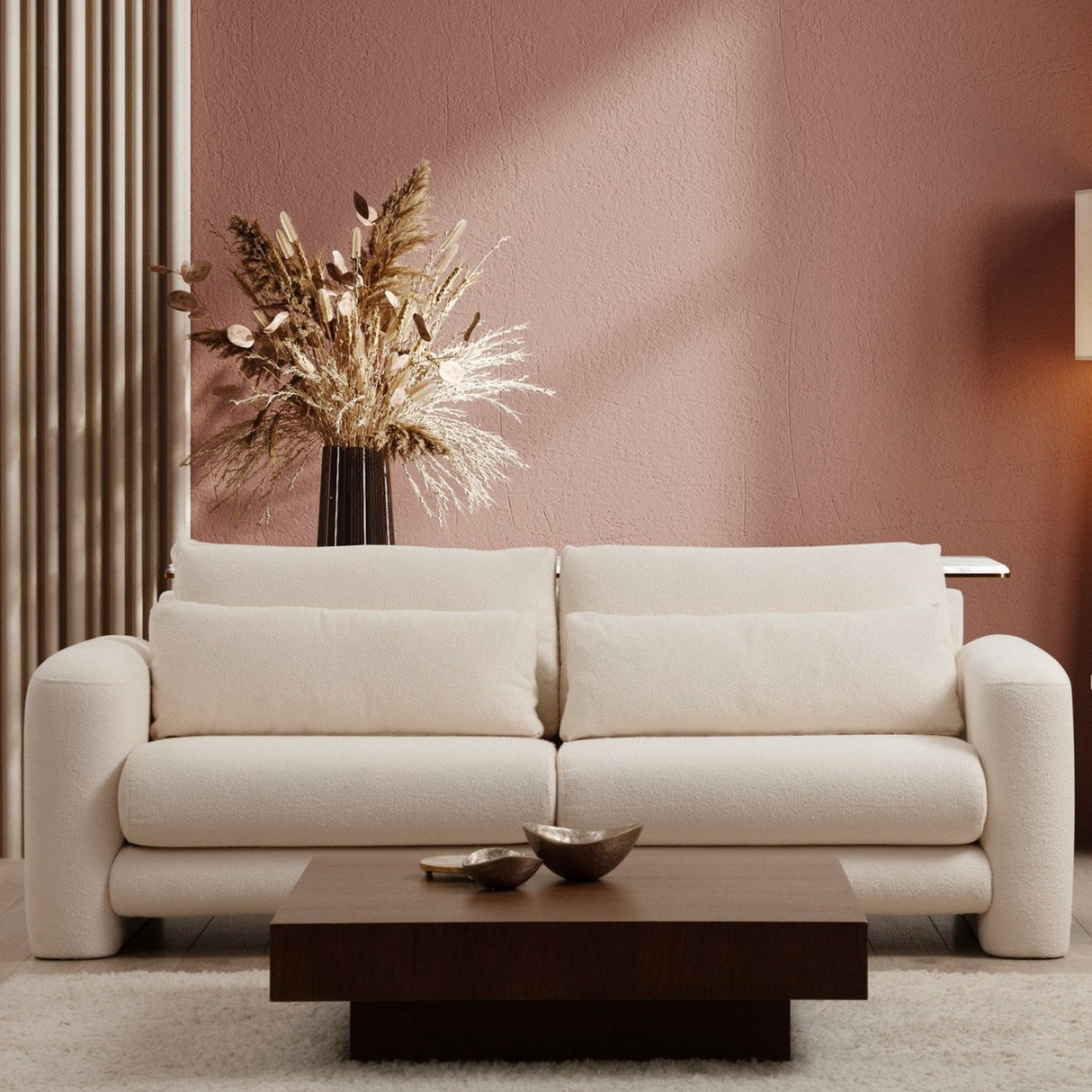 3-seater sofa lily cream