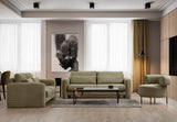 3-seater sofa lily green