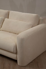 Corner sofa on the left Lily Beige