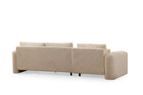 Corner sofa on the left Lily Beige