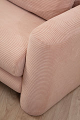 Corner sofa on the left Lily Pink