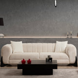 3-seater sofa sandreo white