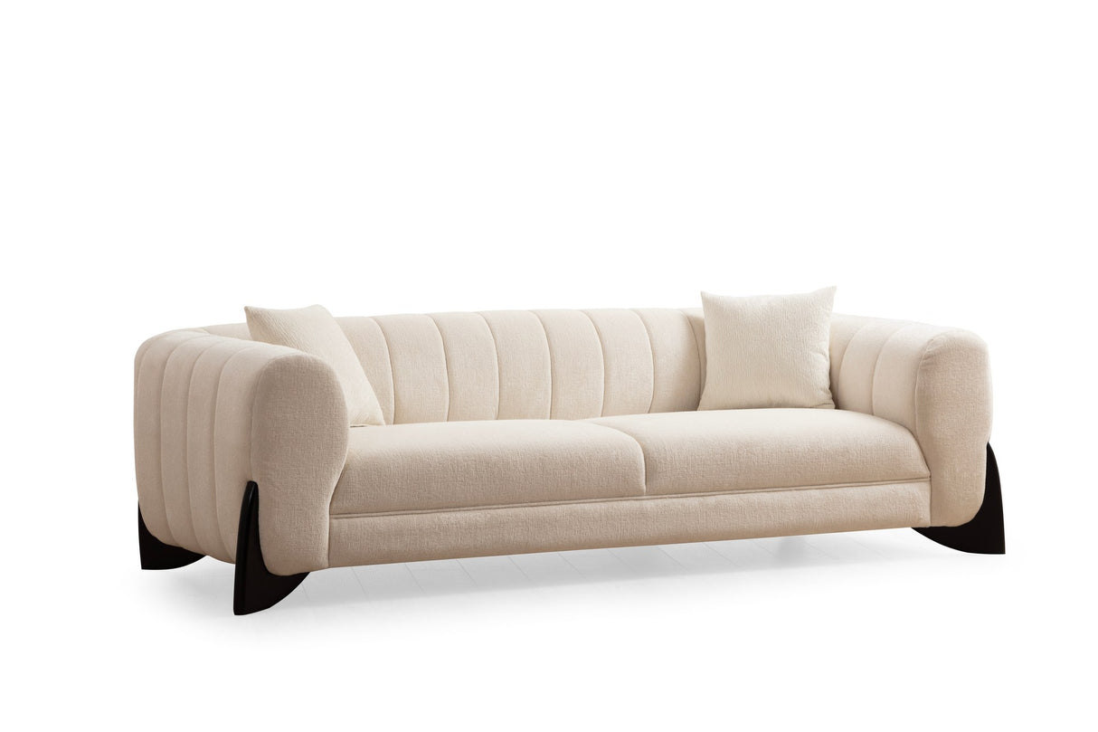 3-seater sofa sandreo white