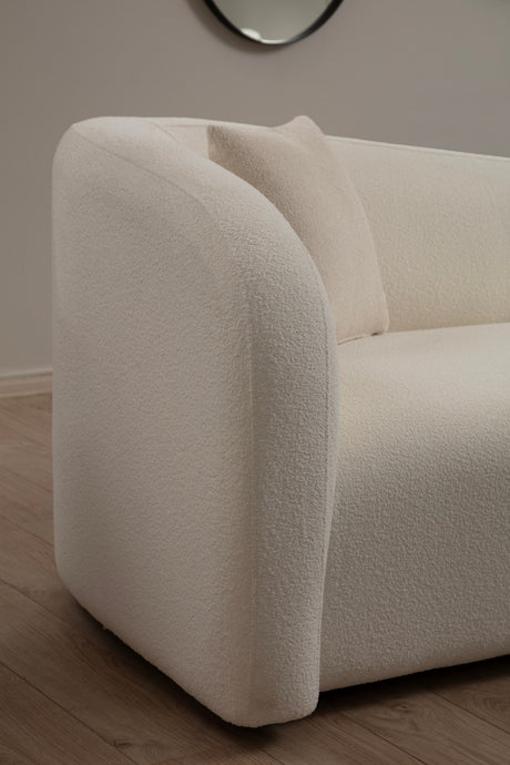 2-seater bank asos cream