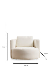 Armchair asos cream