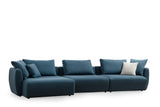 Corner sofa on the left maya blue