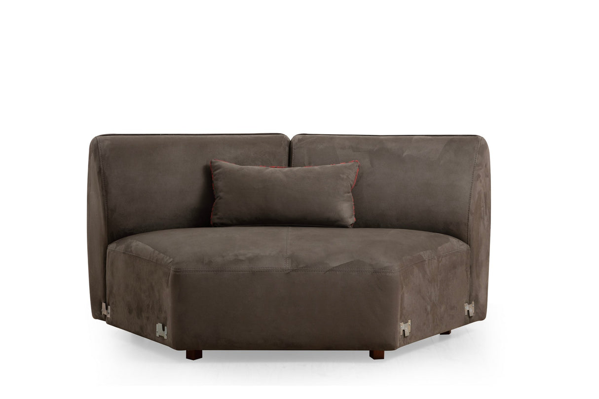 Corner sofa mentis brown