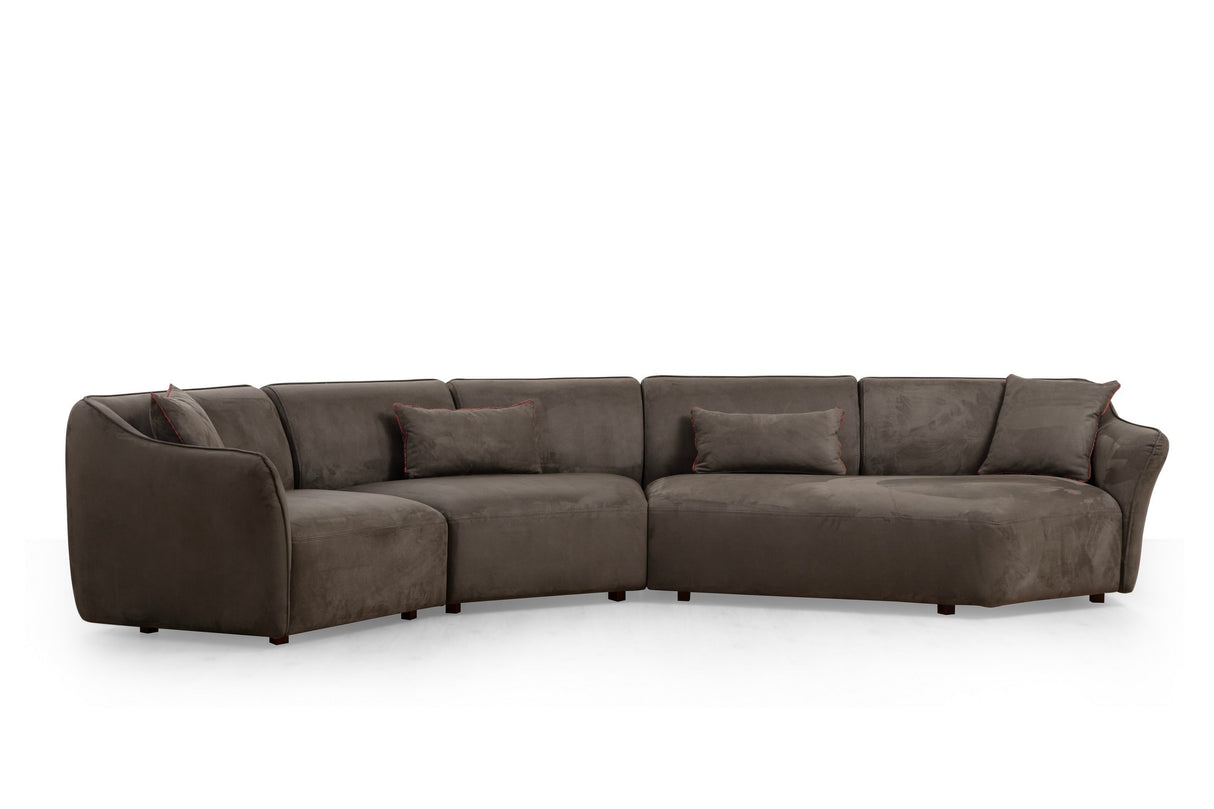 Corner sofa mentis brown