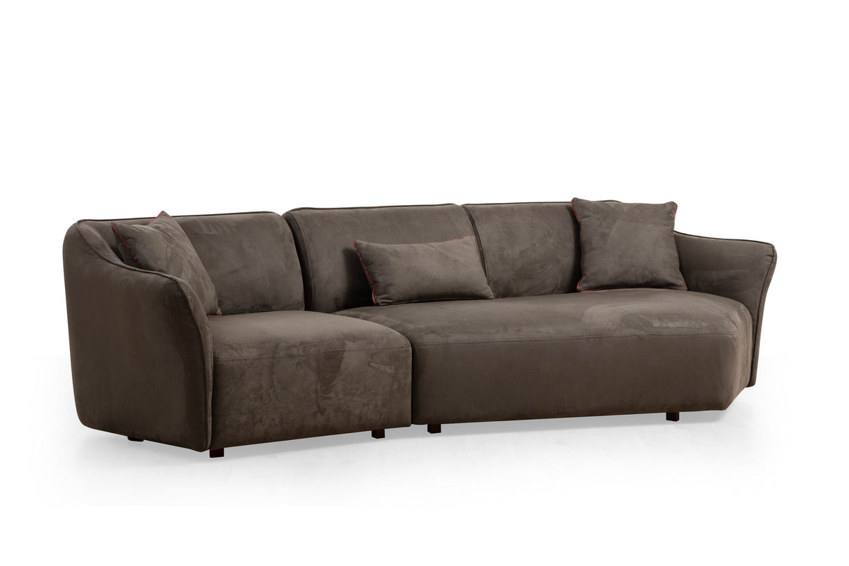 Corner sofa mentis brown