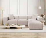 Corner sofa Lora Mocha