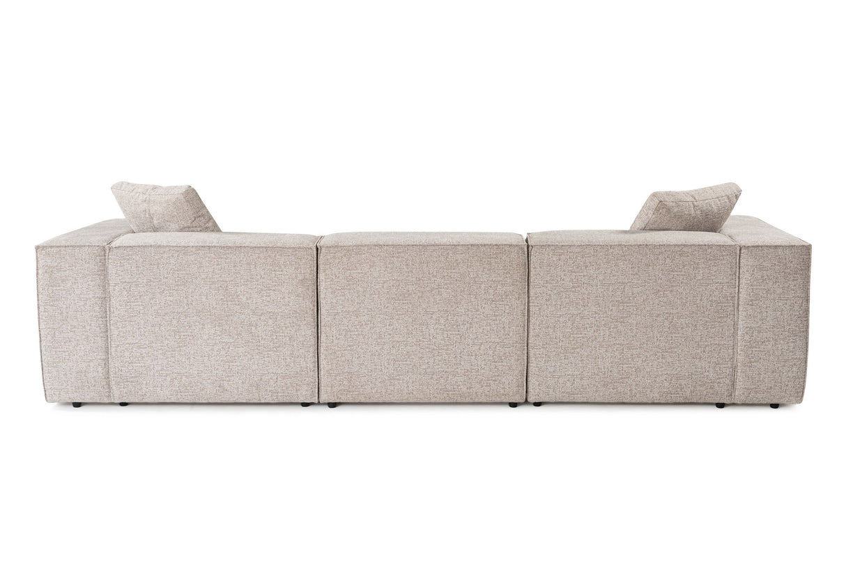 Corner sofa Lora Mocha