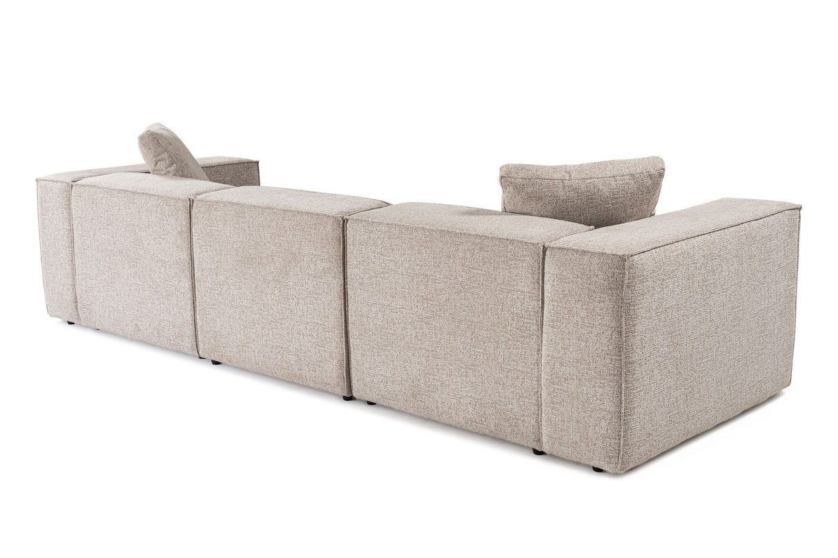 Corner sofa Lora Mocha