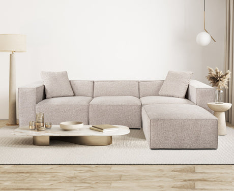 Corner sofa Lora Mocha