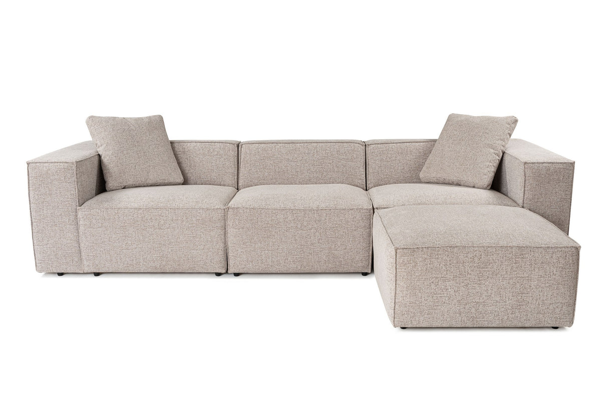 Corner sofa Lora Mocha