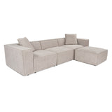 Corner sofa Lora Mocha