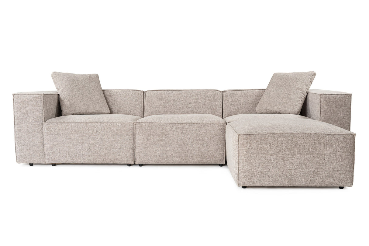 Corner sofa Lora Mocha