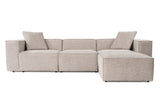 Corner sofa Lora Mocha