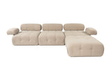 Modular Bank 3-seater with Hocker Doblo Beige