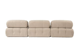 Modular Bank 3-seater with Hocker Doblo Beige