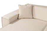 Corner sofa puzzle beige