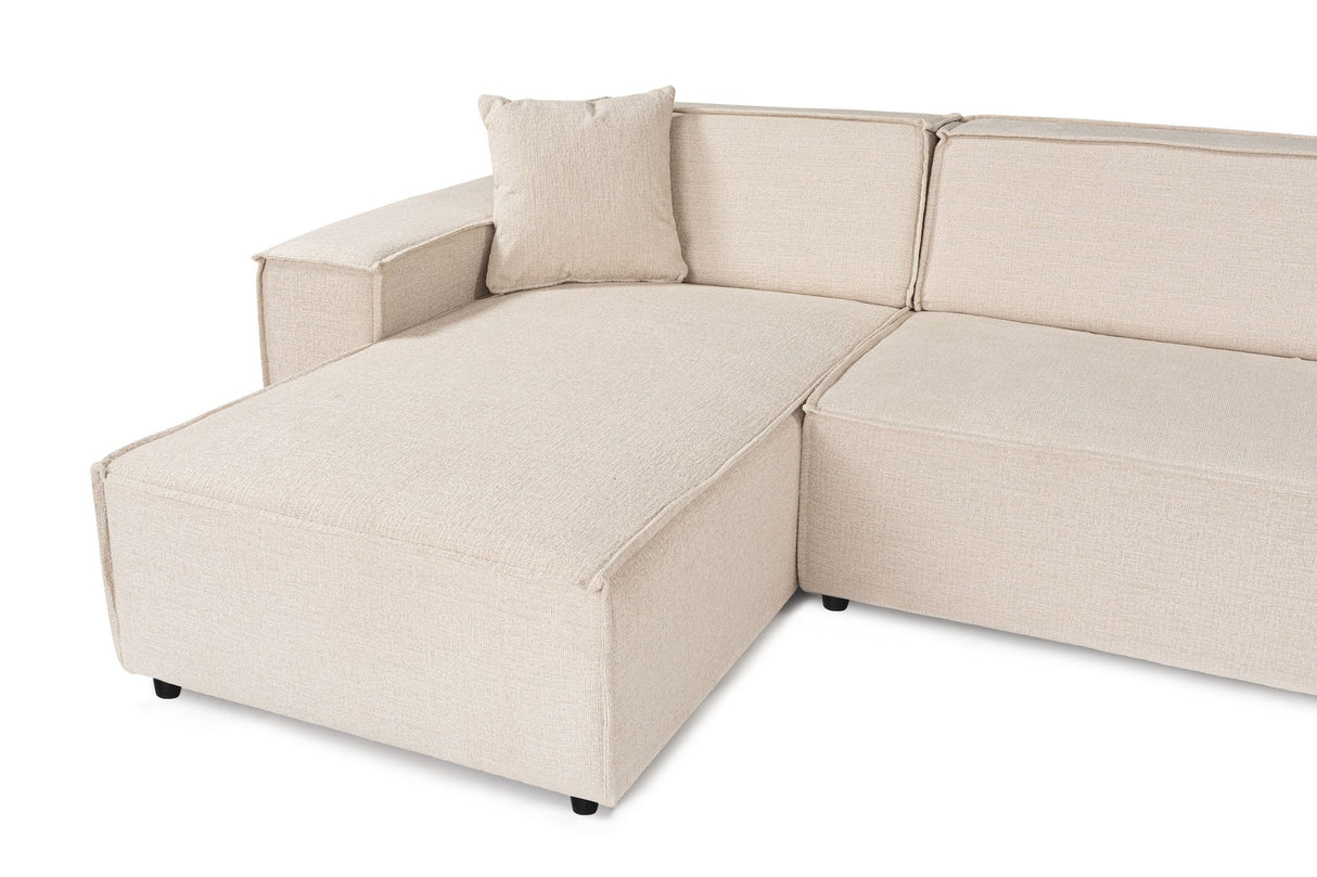 Corner sofa puzzle beige