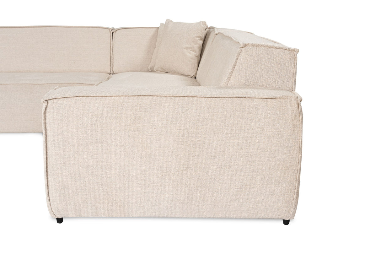 Corner sofa puzzle beige