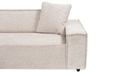 Corner sofa puzzle light brown