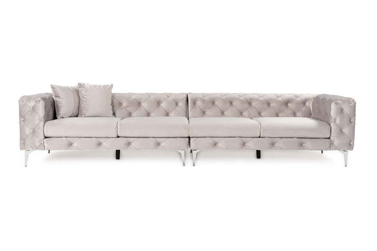 4-seater sofa como light gray