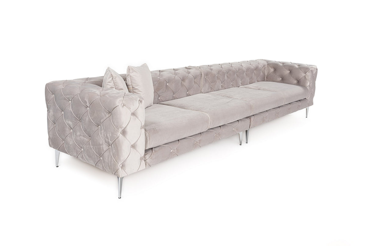 4-seater sofa como light gray