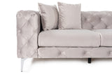 4-seater sofa como light gray