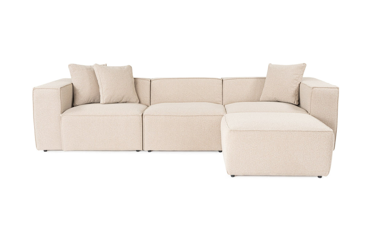 Corner sofa Lora Peach