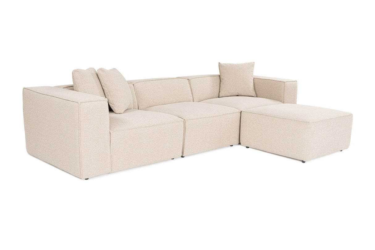 Corner sofa Lora Peach