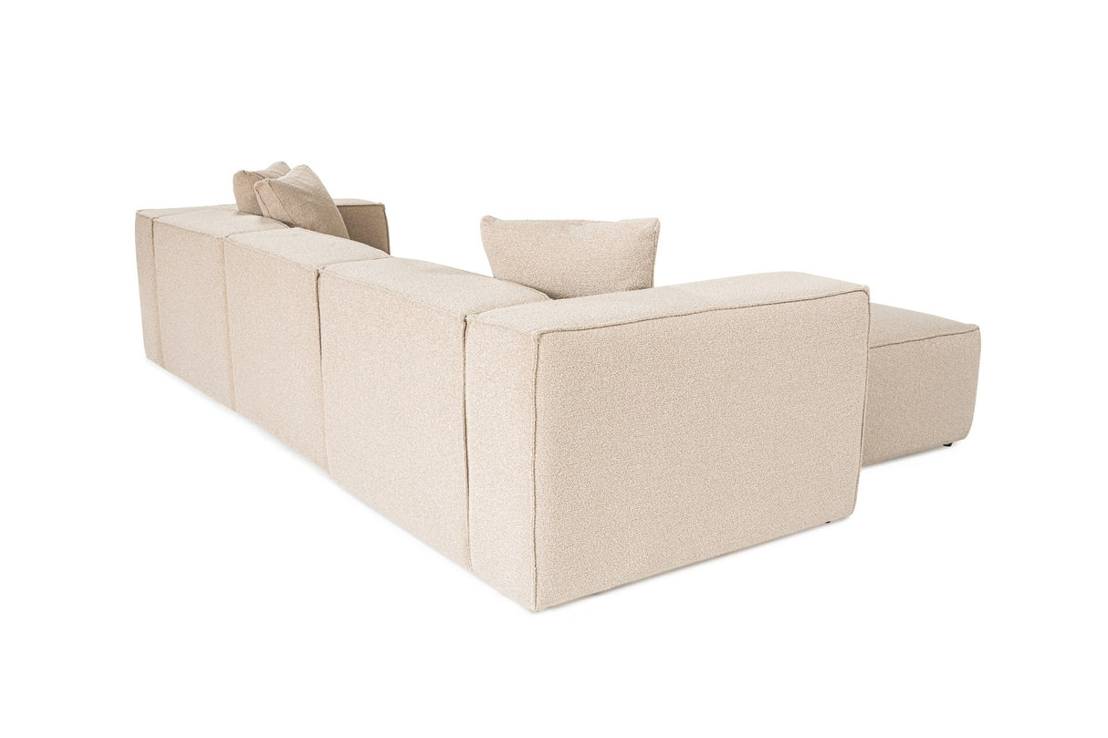 Corner sofa Lora Peach